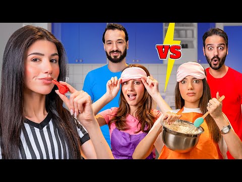 تحدي الطبخ و التكلم بالعربية الفصحة مع اخواتي!.. 😱