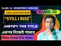 Resilience and Empowerment in 'Still I Rise'