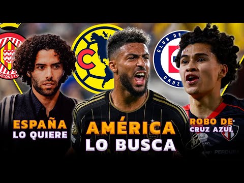 AMÉRICA POR FICHAJE B0MBA | CRUZ AZUL POR JEREMY MÁRQUEZ | CHINO HUERTA BUSCADO EN ESPAÑA