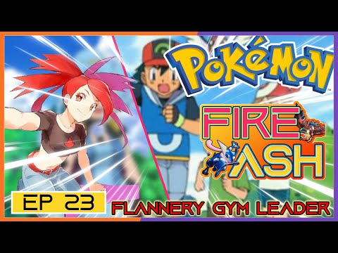 Ash Vs Flannery in Pokemon Fire Ash | Pokemon Fire Ash Gameplay EP23 Hindi