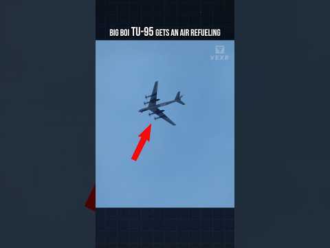 Big Boi Tu-95 Gets an Air Refueling
