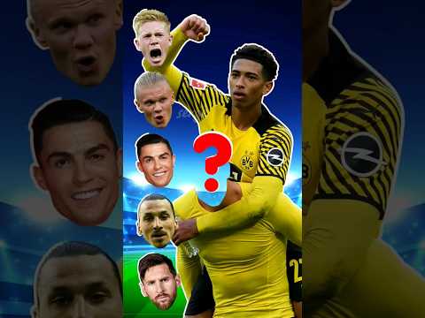 Mysterious football player with Bellingham #haaland #messi #ronaldo #bruyne #football #shorts #viral