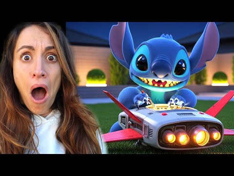 La VISITA más MÁGICA del mundo ✨👽 Encontramos a STITCH en el jardín con su NAVE😱