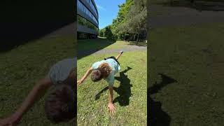 Vokuhila Fresse fliegt aufs Maul! 🤣🤘 #parkour #fail