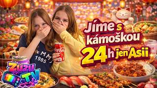 24 HODIN JÍME JEN ASII 🇯🇵🔥 (pálí to VÍC než jsme čekaly 😱)