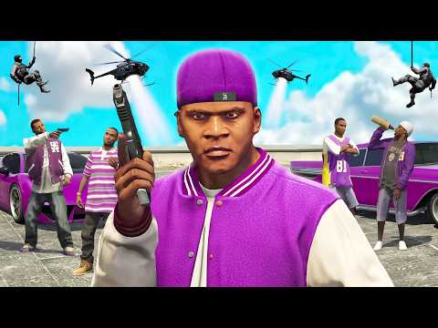 Uniéndome a los BALLAS en GTA 5 🔫🟣