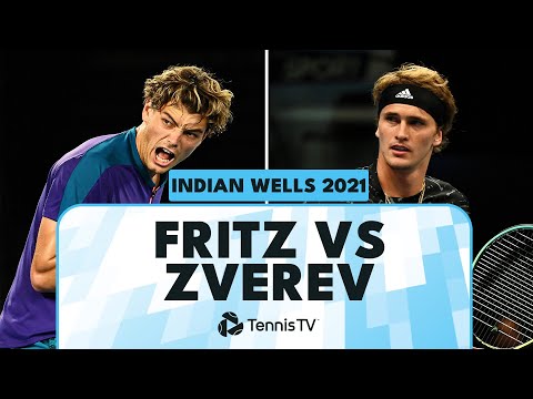 Taylor Fritz vs Alexander Zverev Dramatic Match | Indian Wells 2021 Extended Highlights