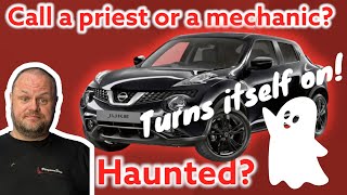 Haunted? Turns itself on! Nissan Diagnosis. BIZARRE!