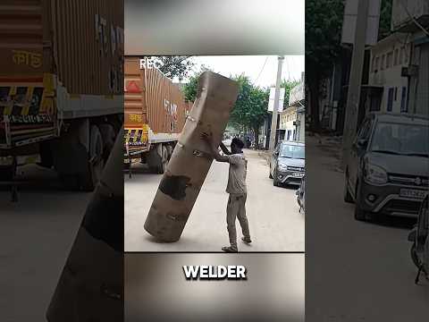 This welder shocked his boss.