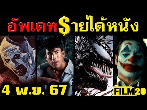 อัพเดทรายได้หนังVenom3ธี่หยด2วัยเป้ง2Smile2Joker2Terrifier3อ