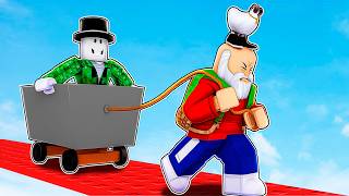 ¡NO DEBIERON ENCADENARME a MI AMIGO! 😱🤣 ROBLOX 2 player OBBY con Pancracio