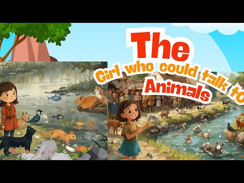 moral story A girl who could talk with animals/short moral story for kids/story time /bedtimes story