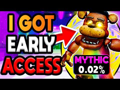 I Got EARLY ACCESS To FNAF Units... In Horror TD