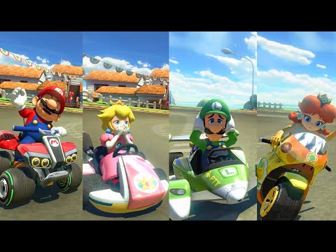 Mario Kart 8 Deluxe - All Characters Losing Animations