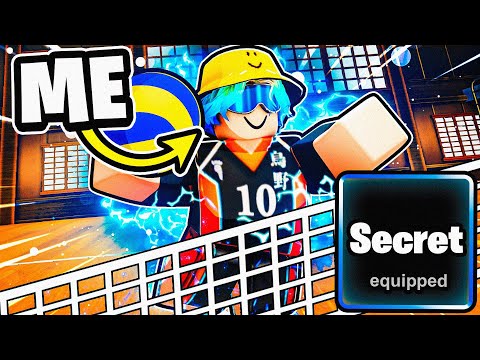 Unlocking 0.0001% SECRET SPIKE POWER in Roblox Volleyball