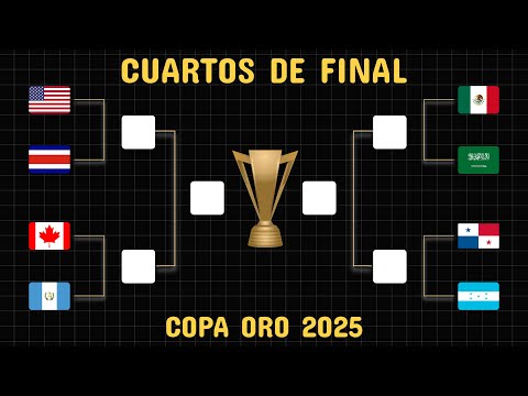 ASÍ se JUGARÁN los CUARTOS DE FINAL de la COPA ORO 2025