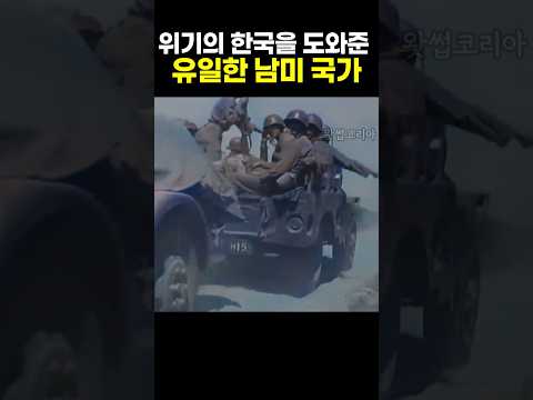 위기의 한국을 도와준 유일한 남미 국가