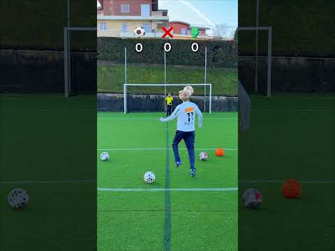 5 Shots Challenge ⚽️🙈 #shorts