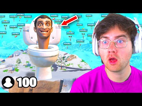 I Hosted a SKIBIDI TOILET Tournament in Fortnite... (why)