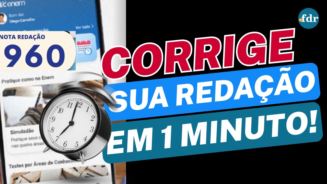 REDAÇÃO ENEM CORRIJA seu texto em 60 SEGUNDOS com ESSE APLICATIVO TV Online REDAÇÃO ENEM CORRIJA seu texto em 60 SEGUNDOS com ESSE APLICATIVO