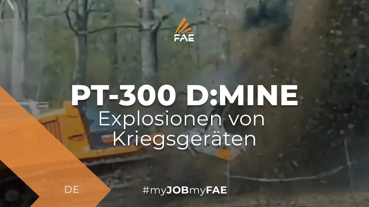 Video - FAE PT-300 D:MINE - Vorführung 2015 - Explosionen