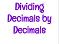 Dividing Decimals: Key Concepts and Techniques