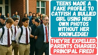 ENTITLED BULLIES CREATES A FAKE PROFILE TO MOCK A GIRL! GETS EXPELLED & PRINCIPAL BANNED FOR 20 YRS!
