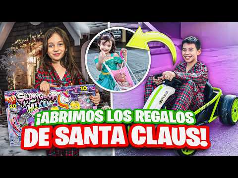 ABRIMOS los REGALOS de NAVIDAD | SANTA les TRAJO CARBON? | Los Molina