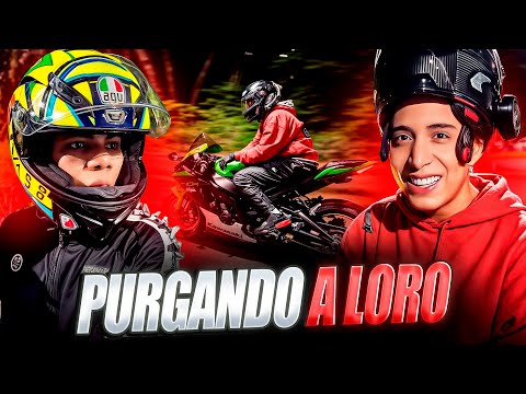 PURGANDO a LORO EN MI "KAWASAKI ZX-10R" 😂| EPIDEMIC y MR STIVEN