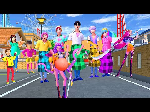 Yuta Mio Panik! Saja Boys Disunat Rumi Demon Hunters Hamil Pakai Sabit | Sakura School Simulator