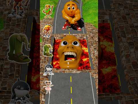 Funny Italian Characters vs Sahur Lava Challenge