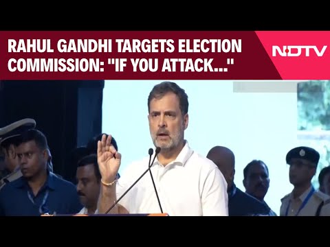 Rahul Gandhi News | "If You Attack Constitution...": Rahul Gandhi Targets Election Commission Again