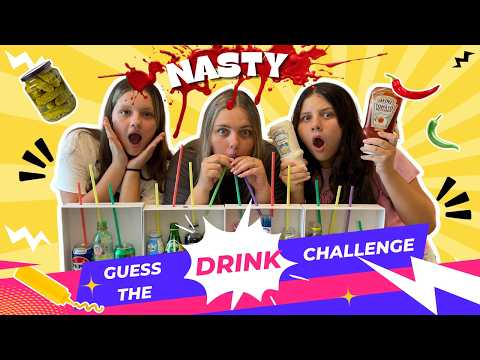 SIS SHOW Guess The Drink Challenge *disgusting* #guessthedrinkchallenge