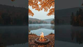 Fall Asleep fast:Autumn Campfire Sounds