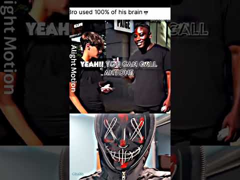 Bro used 100% of his brain ?