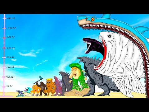 Rescue GODZILLA & KONG, BLOOP Vs All Brainrot Anime Animals But They All Normal Part 9