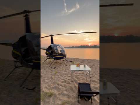 Flying to the beach! 🏖️