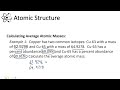 Calculating Average Atomic Mass from Percent Abundance