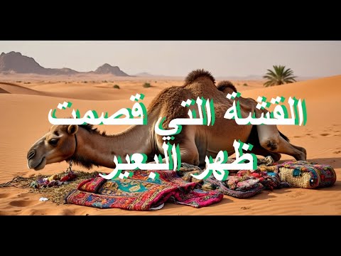 🗣️قصة القشة التي قصمت ظهر البعير | مثل عربي مليئة بالحكمة#حكم#موعظة#عبرة