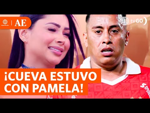 Christian Cueva acompañó a Pamela Franco | América Espectáculos (HOY)