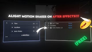 How to get Alight Motion Shakes & Effects on After Effects | The ULTIMATE plugin (FREE)
