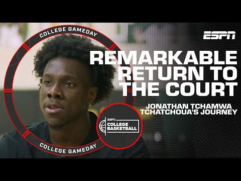 Jonathan Tchamwa Tchatchoua's remarkable return to the court | College GameDay video clip