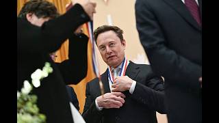 YouTube video thumbnail: Elon Musk Will Give SpaceX Shares to ‘Every Kid in America’