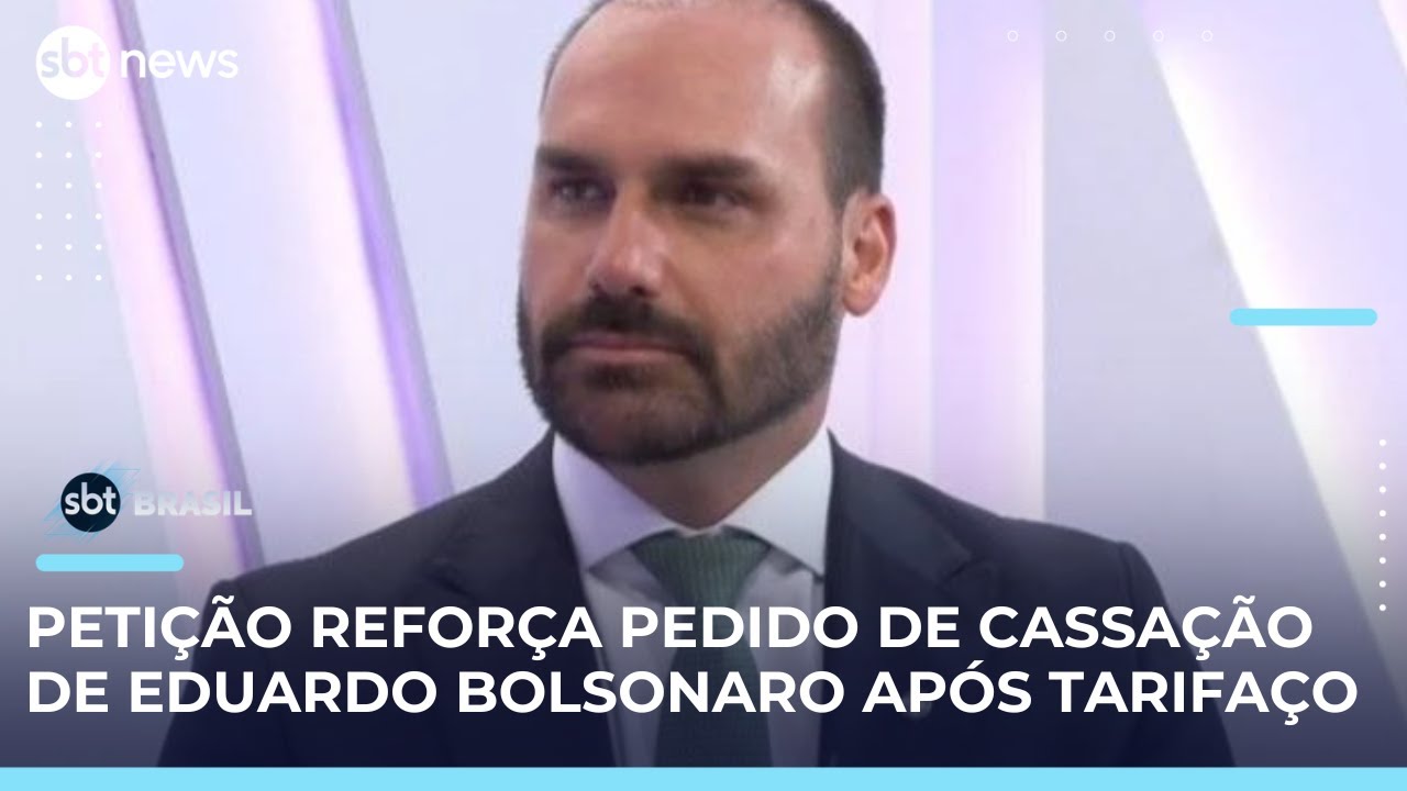 PT reforça pedido de cassação de Eduardo Bolsonaro por atuação nos EUA | SBTBrasil