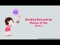 Dividing Decimals and Powers of 10
