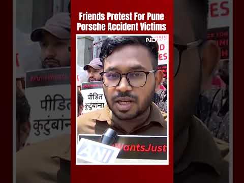 Pune Porsche Crash: Friends Of Victims Hold Protest In Front Of Pune Municipal Corporation