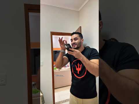 Dei um susto no meu marido dentro do quarto kkkk