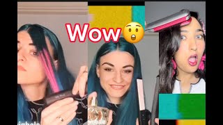 This reaction was happened btw hair straightener and fragrance (pt2)