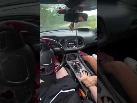 Driver Crashes his Dodge Scat Trying to Drift #dashcam #carcrash #crash #car #dodge