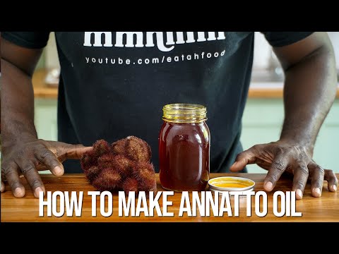 How To Make Annatto (Roucou) Oil